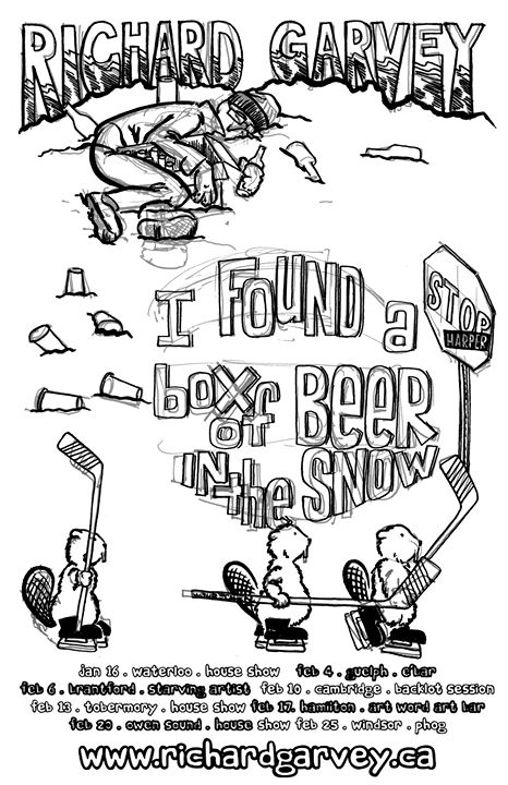 I found a box of beer in the snow / E-Bar / Richard Garvey (w Band) / Celidh Barker / Bronwen Olson
