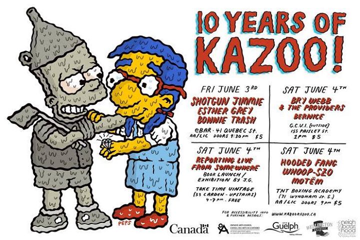 10 Years of Kazoo! (June 3rd and 4th)