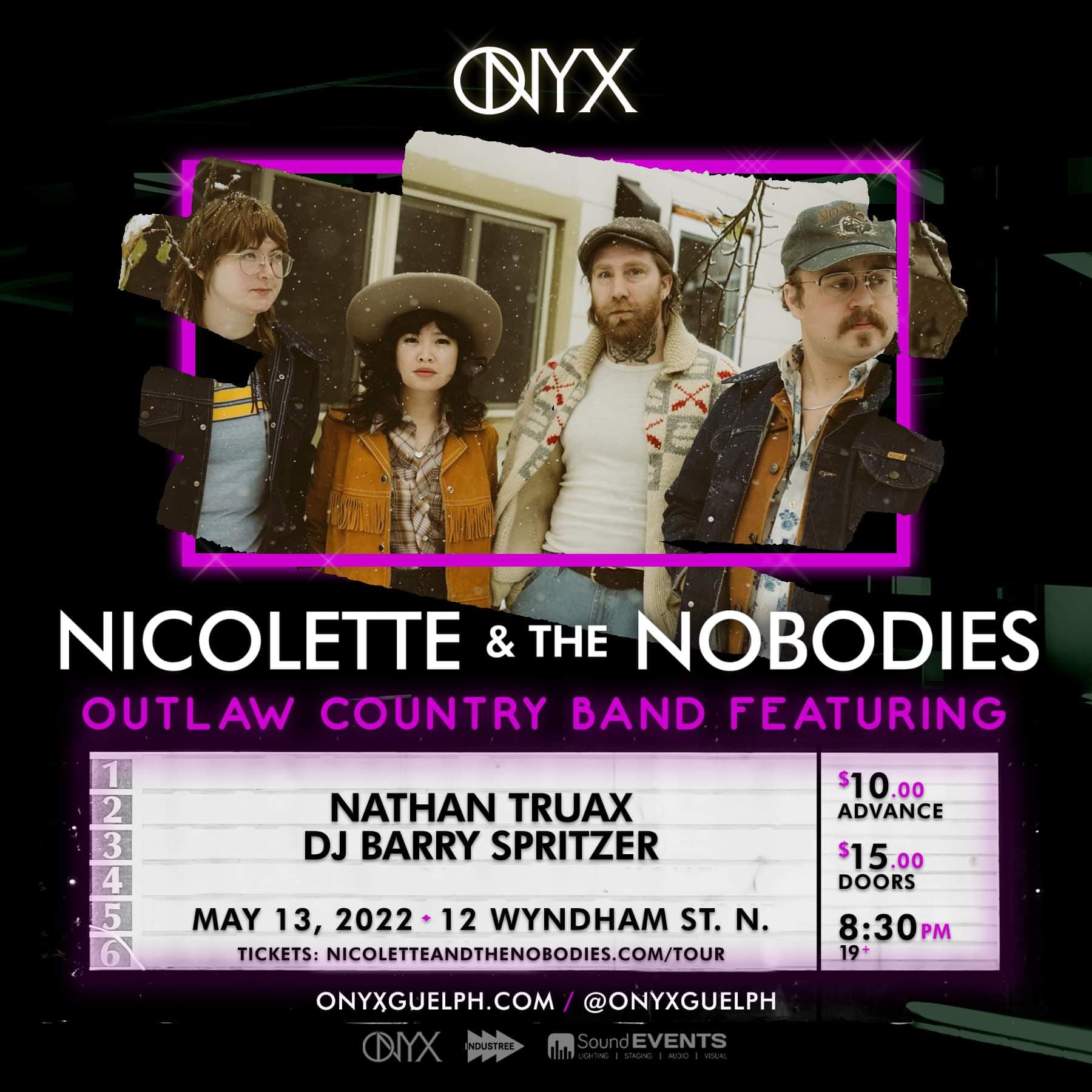 Nicolette & the Nobodies, Nathan Truax, DJ Barry Spritzer