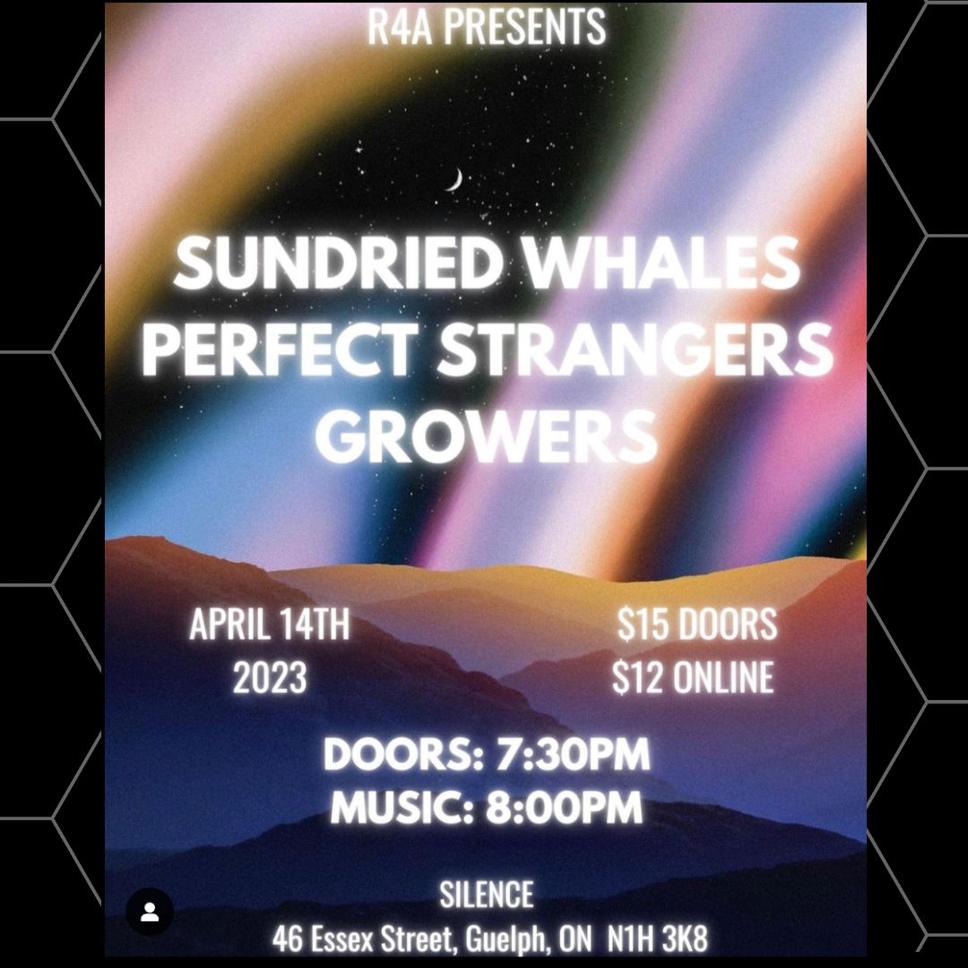Growers, Sundried Whales, Perfect Strangers